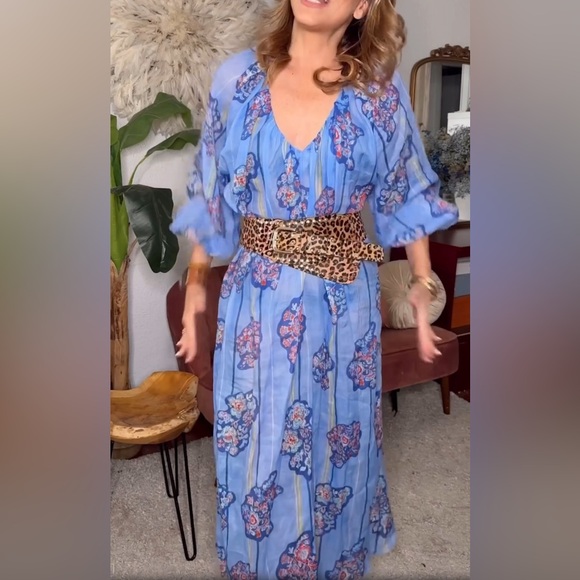 NEW ZARA PRINTED RAMIE TUNIC DRESS XS - Picture 12 of 13